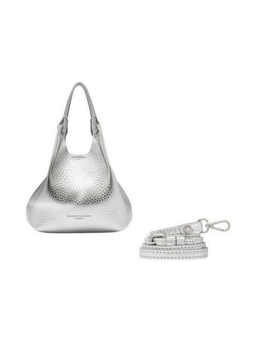 borsa donna dua piccola in pelle argento Gianni Chiarini | BS9718-RNGDBL13860